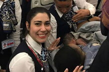 Turkish Airlines, Conacri, Istambul, Burkina Faso, bebé, avião