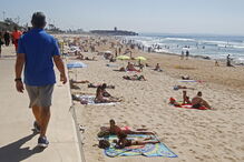 praia, primavera, abril, banho, portugueses, bom tempo, temperaturas, calor, verão