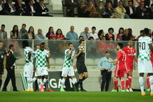 Benfica rumou a Moreira de Cónegos para jogar mais uma etapa da Liga Portuguesa de Futebol	