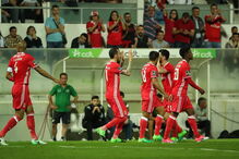 Benfica rumou a Moreira de Cónegos para jogar mais uma etapa da Liga Portuguesa de Futebol	