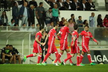 Benfica rumou a Moreira de Cónegos para jogar mais uma etapa da Liga Portuguesa de Futebol	