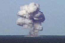 O impacto causado pelo teste em 2003