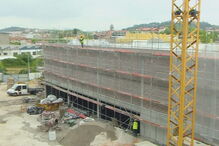 Acidente de trabalho aconteceu durante construção de supermercado em Guimarães