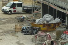 Acidente de trabalho aconteceu durante construção de supermercado em Guimarães