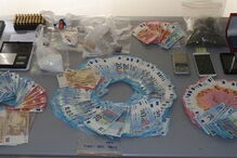 Material apreendido pela PJ a traficantes de droga 