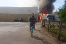 Aeronave caiu junto a supermercado