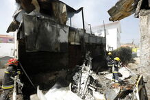 Avião despenha em Tires matando cinco pessoas