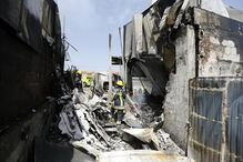 Avião despenha em Tires matando cinco pessoas