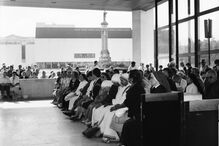 Madre Teresa de Calcutá no Santuário de Fátima, em 1987