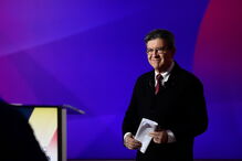 Jean-Luc Mélenchon  é a grande surpresa. Radical de esquerda quer deixar o euro e a NATO