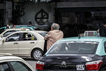 Taxi, taxista, costas