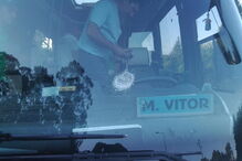 arcozelo, autocarro, apedrejado, maia, adeptos, tochas, pedras