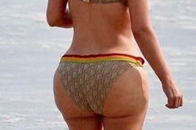 Kim Kardashian, celulite, fotos, socialite, México, corpo, rabo
