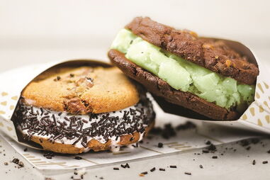 Nut', nutella, gelado, cookies, bolas de berlim