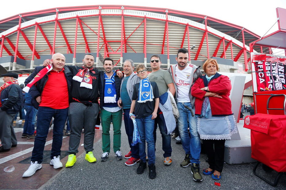 As imagens da festa antes do Clássico