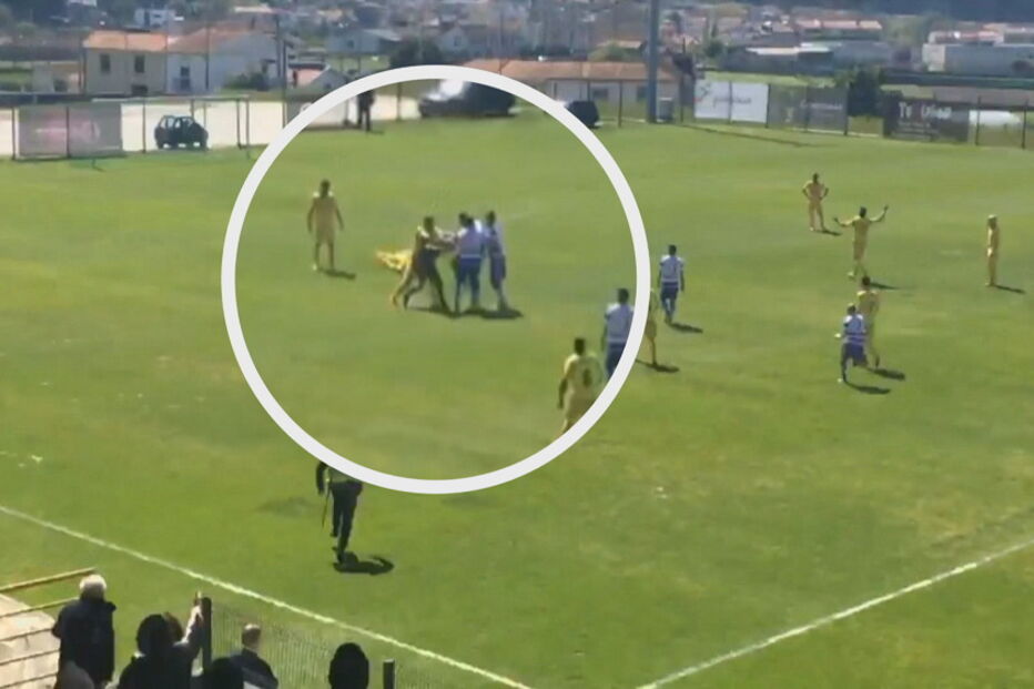 Jogador da equipa de Macaco agride árbitro durante jogo