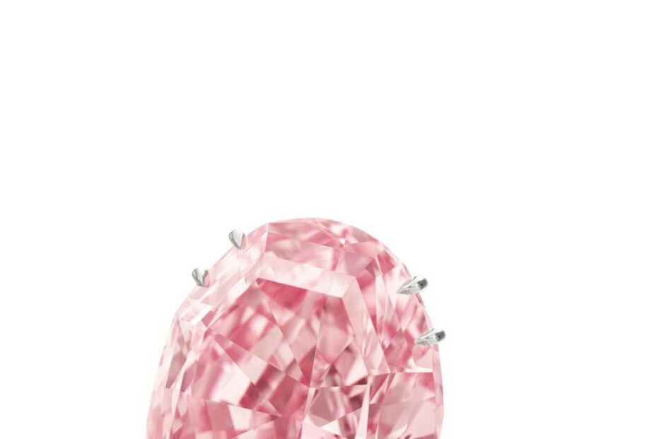 Diamante 'Pink Star' foi vendido em leilão por 66,8 milhões de euros