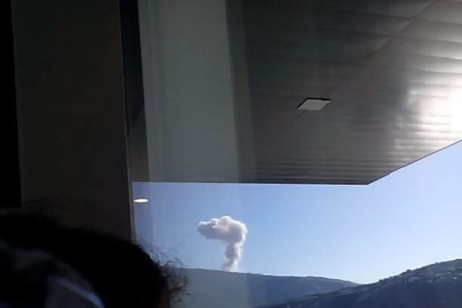 Imagens do acidente em fábrica de pirotecnia em Lamego