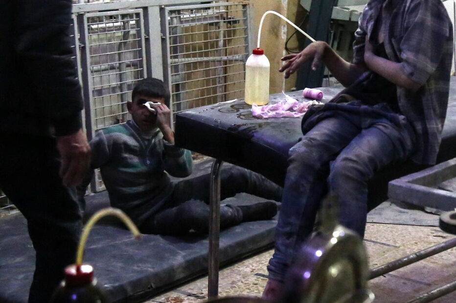 Crianças sírias vivem horror após ataques