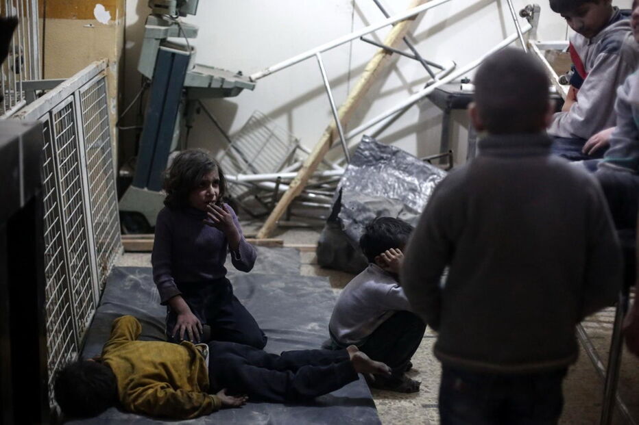 Crianças sírias vivem horror após ataques