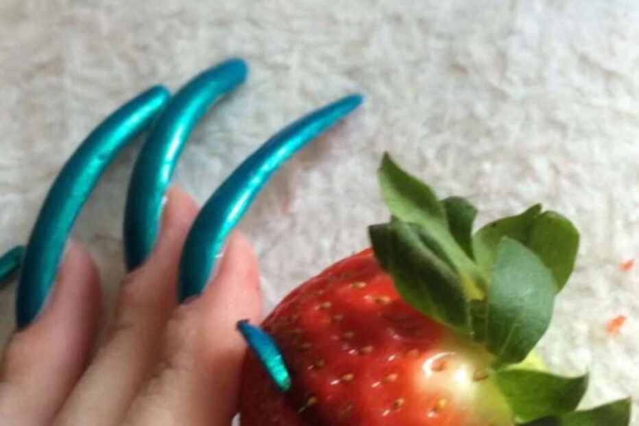 Rapariga exibe unhas de 15 centímetros