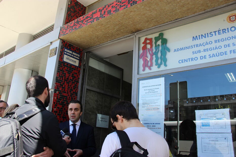 O presidente da Secção Regional do Centro da Ordem dos Médicos (SRCOM), Carlos Cortes