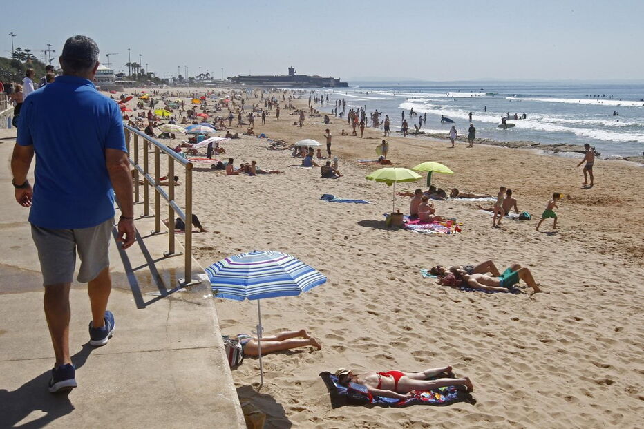 praia, primavera, abril, banho, portugueses, bom tempo, temperaturas, calor, verão