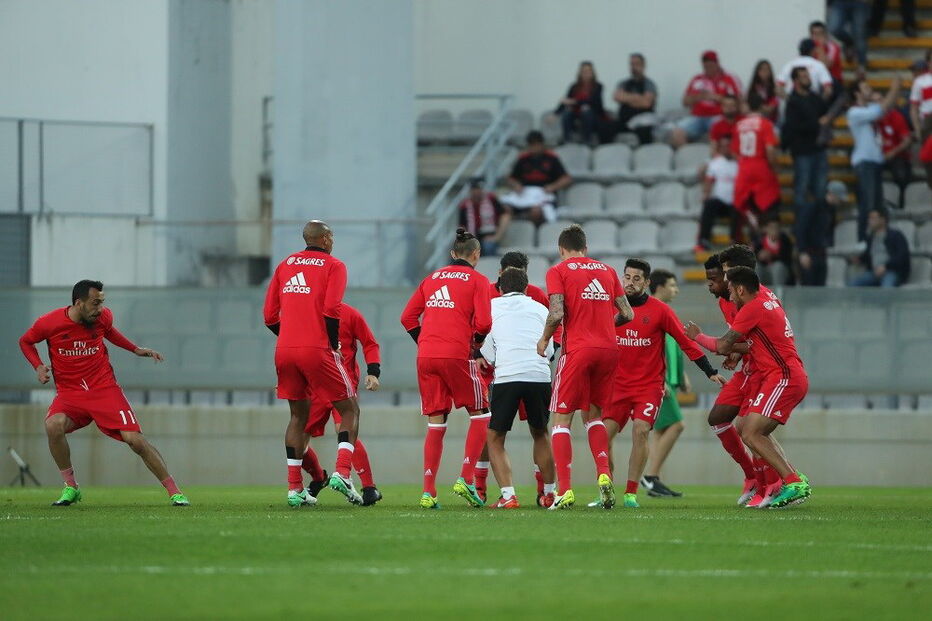 Benfica rumou a Moreira de Cónegos para jogar mais uma etapa da Liga Portuguesa de Futebol	