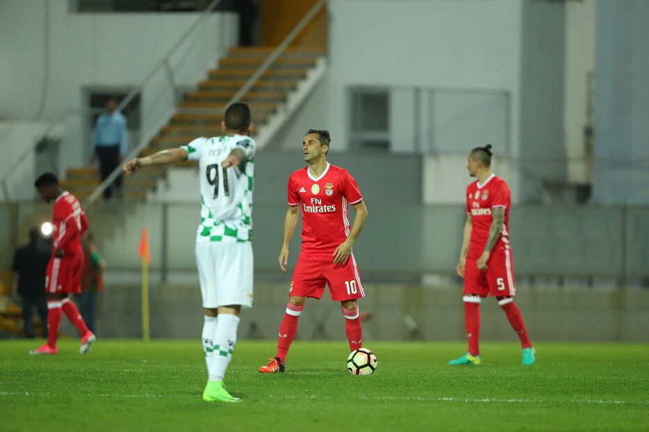 Benfica rumou a Moreira de Cónegos para jogar mais uma etapa da Liga Portuguesa de Futebol	