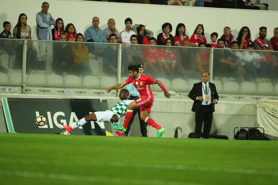 Benfica rumou a Moreira de Cónegos para jogar mais uma etapa da Liga Portuguesa de Futebol	
