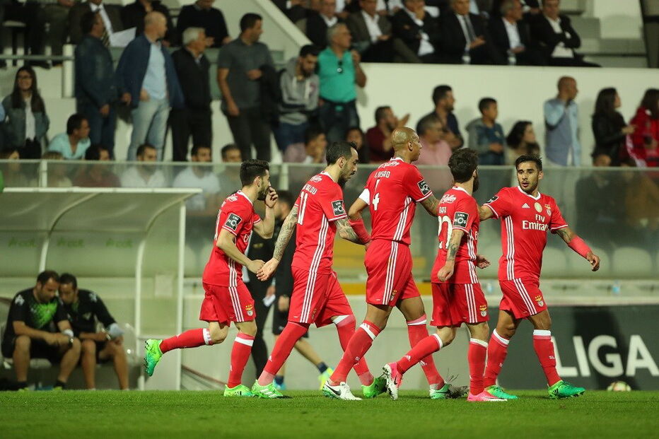 Benfica rumou a Moreira de Cónegos para jogar mais uma etapa da Liga Portuguesa de Futebol	