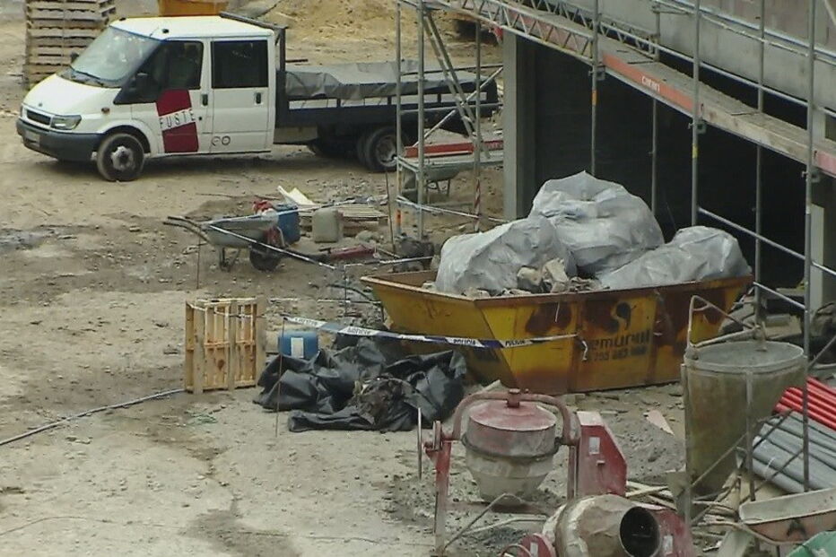 Acidente de trabalho aconteceu durante construção de supermercado em Guimarães