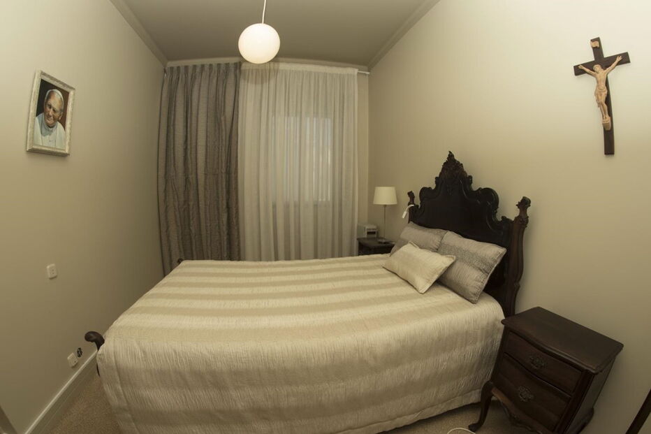 Quarto onde vai ficar hospedado o papa Francisco