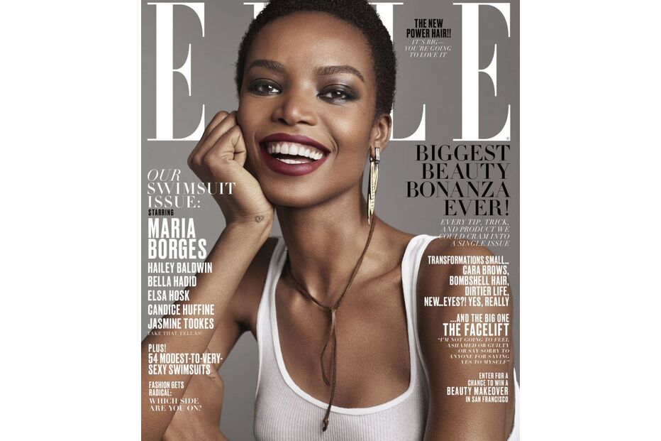 Elle, Maria Borges, Alek Wek, artes, cultura e entretenimento, moda