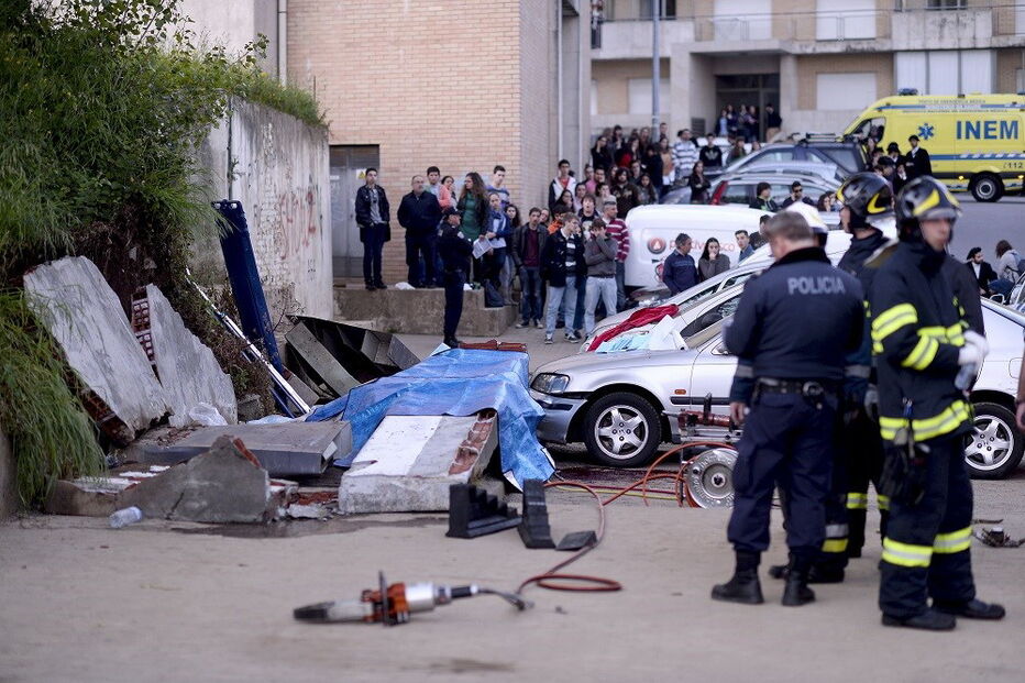 muro, Braga, queda, mortal, acidente, caloiros, Universidade do Minho