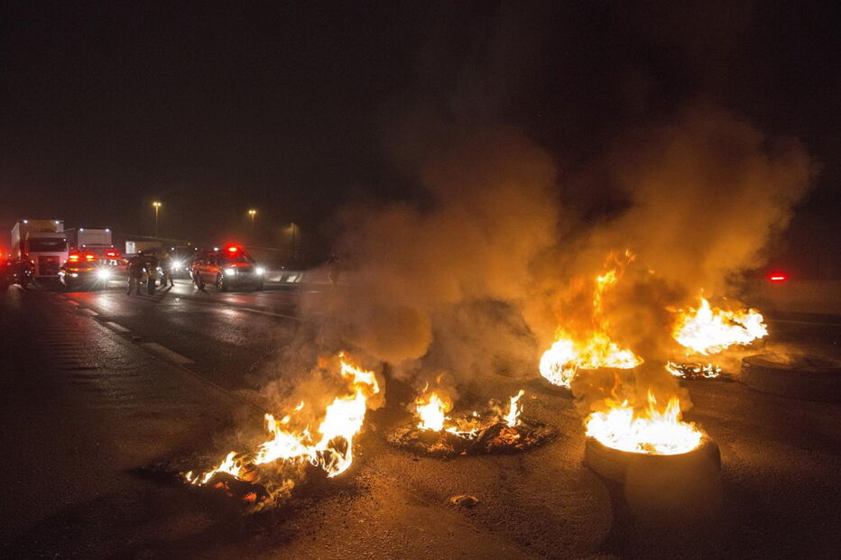 Greve Geral do Brasil cortou estradas
