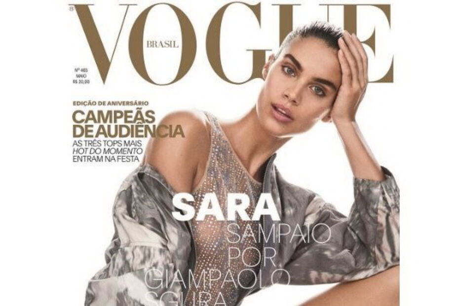 Sara Sampaio brilha na Vogue