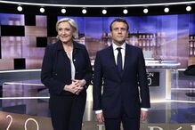 Marine Le Pen, Emmanuel Macron, debate, política, eleições, François Hollande