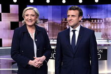 Marine Le Pen e Emmanuel Macron
