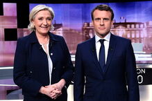 Marine Le Pen e Emmanuel Macron