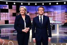 Marine Le Pen e Emmanuel Macron