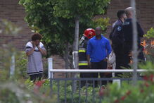 Incêndio, prédio, Moscavide