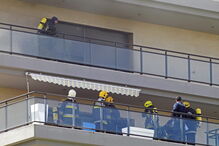 Incêndio, prédio, Moscavide