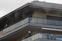 Incêndio, prédio, Moscavide