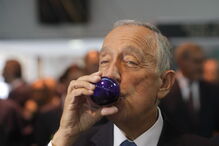 Marcelo Rebelo de Sousa, Marine Le Pen, Emmanuel Macron, debate, Feira Nacional de Olivicultura, política, eleições, partidos e movimentos