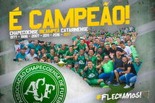 Chapecoense vence primeiro título após tragédia