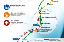 Mapa disponibilizado pela Câmara Municipal de Pombal
