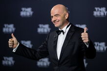 O presidente da Fifa, Gianni Infantino
