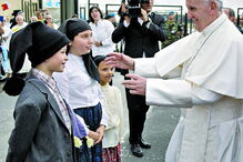 Francisco conviveu com crianças, algumas delas doentes, na base aérea de Monte Real, em Leiria