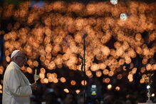 Procissão das velas, Papa, Fátima, peregrimos, fiéis 